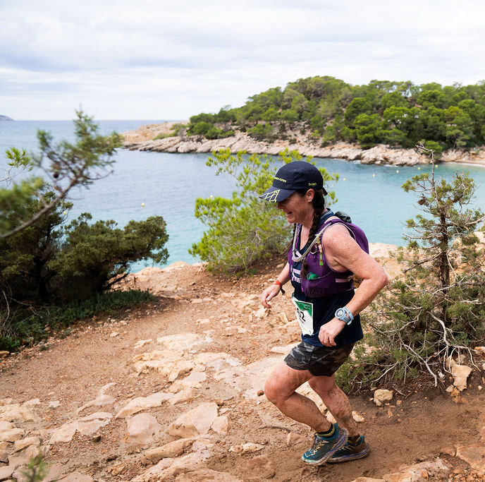 Carrera trail en Ibiza